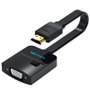 Vention Cable conversor HDMI macho a VGA hembra con jack 3.5mm de 15cm negro